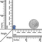1.10 Carats - Certificate Natural Cushion Modified Blue Sapphire