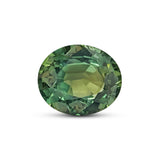 0.73 Carats - Natural Australia Heated Oval Basil Green Sapphire