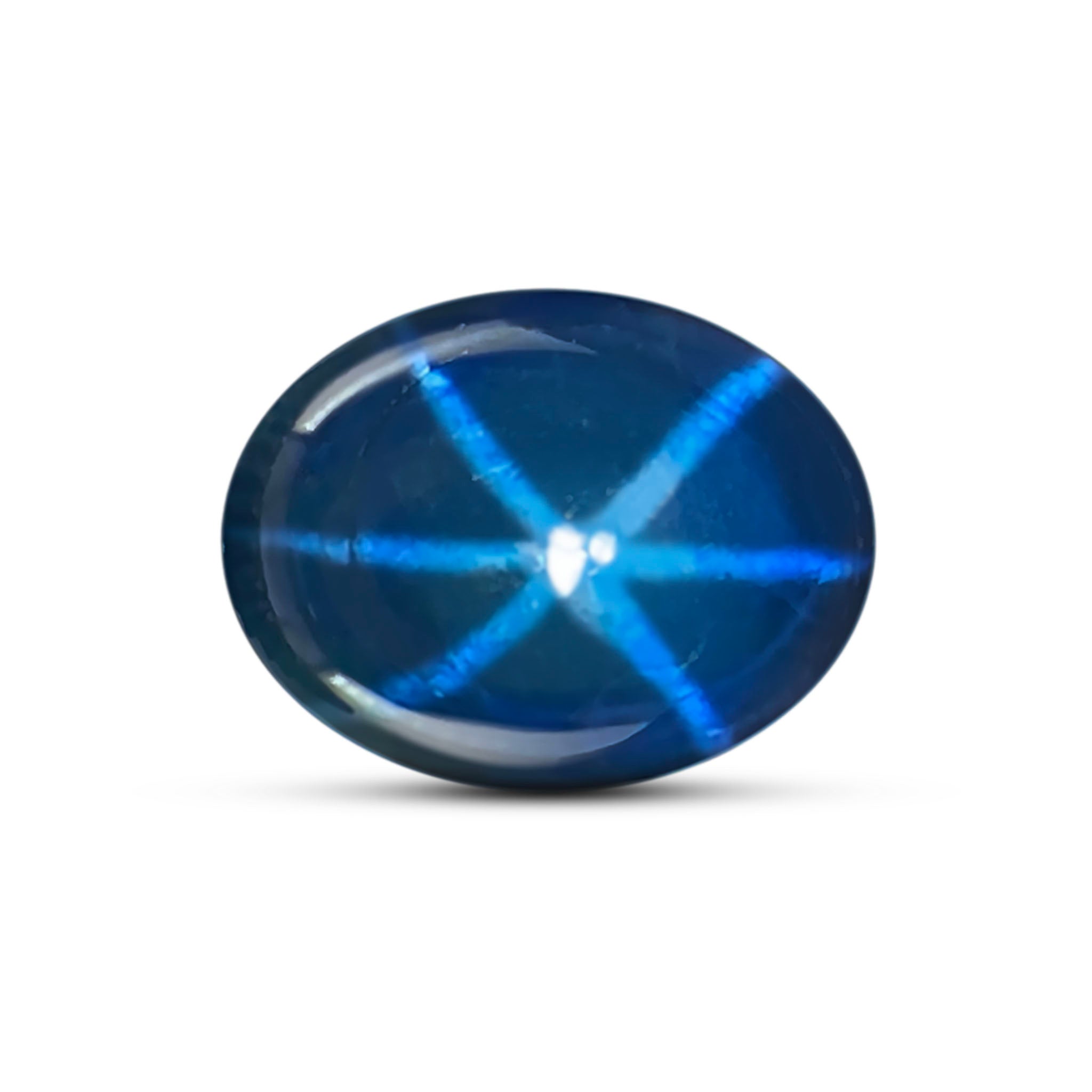 1.76 Carats - Natural Thailand Oval Cabochon Star Blue Sapphire