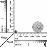 0.59 Carats - Natural Trillion Facets Purplish Brown Sapphire