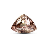 0.64 Carats - Natural Trillion Facets Orangish Pink Sapphire