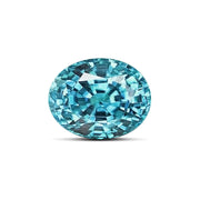 1.36 Carats - Natural Dazzling Cambodia Oval Medium Blue Zircon