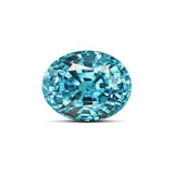 1.36 Carats - Natural Dazzling Cambodia Oval Medium Blue Zircon