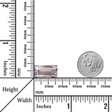 8.25 Carats - Natural Unheated Baguette Yellow Purple Ametrine