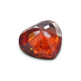 1.34 Carats - Natural Unheated Heart Orange Red Spessartine Garnet