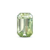 0.57 Carats - Natural Unheated Octagon Yellowish Green Sapphire
