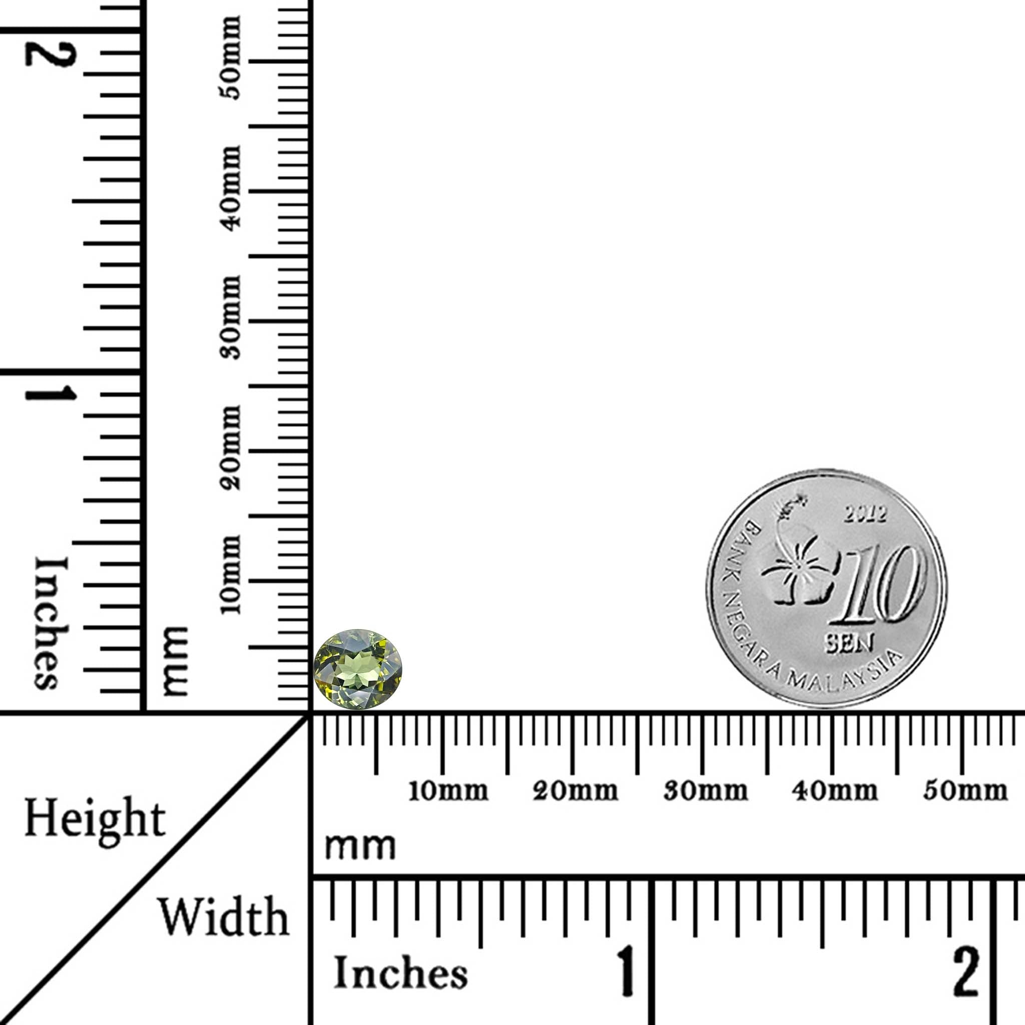 1.28 Carats - Natural Mozambique Untreated Oval Green Tourmaline