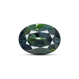 0.73 Carats - Natural Australia Heated Oval Bluish Green Sapphire