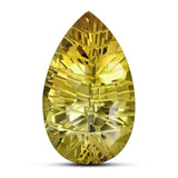 17.27 Carats - Natural Untreated Pear Beehive Brilliant Yellow Citrine