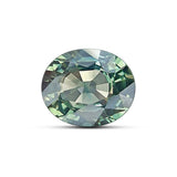 0.80 Carats - Natural Thailand Heated Oval Bluish Green Sapphire