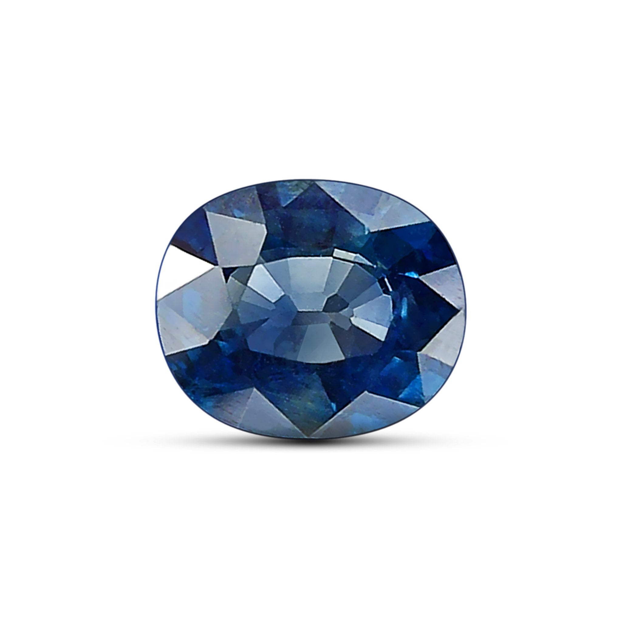 0.67 Carats - Natural Australia Oval Normal Heated Blue Sapphire