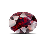 2.67 Carats - Natural Untreated Oval Deep Red Rhodolite Garnet